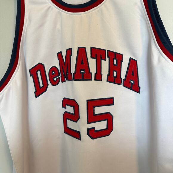Dereck Whittenburg #25 DeMatha Jersey Headmaster Throwback Size 56 XXL NWT New - Picture 4 of 10
